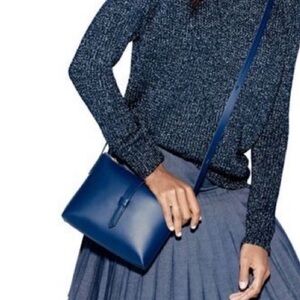 J. Crew Parker Blue Crossbody Purse Handbag